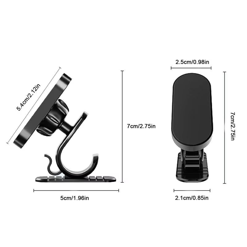 Adjustable Magnetic Car Phone Holder Magnet Mount Mobile Cell Phone Stand GPS Support for Smartphones 360 Degree Rotation