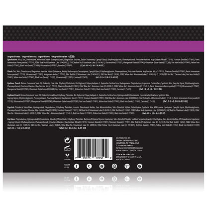 Carry All Make up Train Case with Pro Makeup Set, Beauty Brushes, Lipsticks, Eye Shadows, Blushes, Powders, and More - Reusable Cosmetics Storage Organizer - Premium Gift Packaging - Leopard