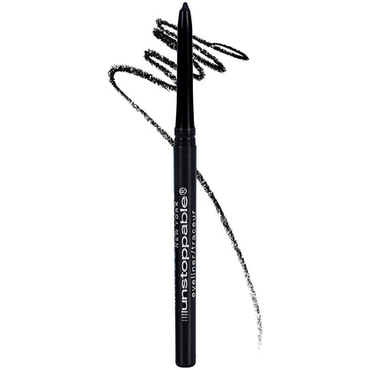Unstoppable Waterproof Mechanical Black Eyeliner Pencil, Easy to Apply, Smooth Glide, up to 24 Hour Wear, Onyx