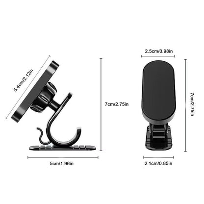 Adjustable Magnetic Car Phone Holder Magnet Mount Mobile Cell Phone Stand GPS Support for Smartphones 360 Degree Rotation