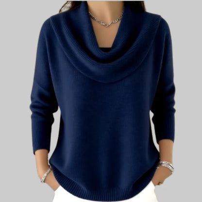 Angeline | Soft Cowl Neck Sweater