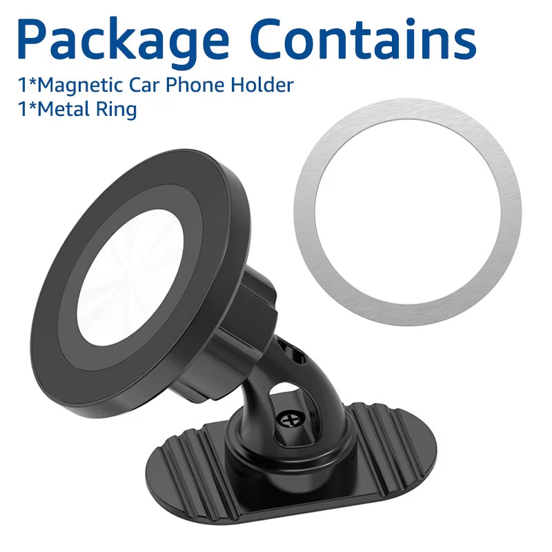 Magnetic Car Phone Holder for Magsafe Case  Car Dashboard Phone Mount 360° Rotation Magnet Mobile Phone GPS Brackets
