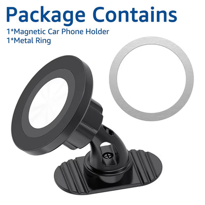 Magnetic Car Phone Holder for Magsafe Case  Car Dashboard Phone Mount 360° Rotation Magnet Mobile Phone GPS Brackets