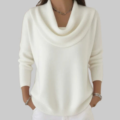 Angeline | Soft Cowl Neck Sweater