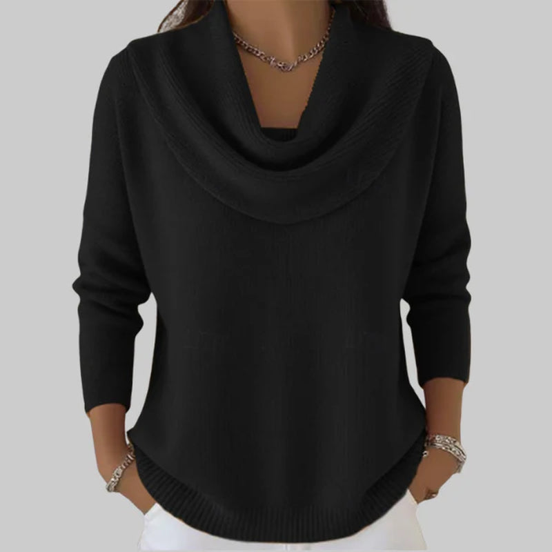 Angeline | Soft Cowl Neck Sweater