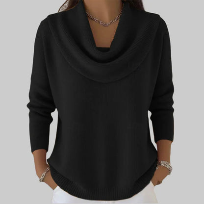 Angeline | Soft Cowl Neck Sweater