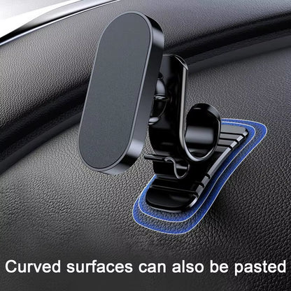 Adjustable Magnetic Car Phone Holder Magnet Mount Mobile Cell Phone Stand GPS Support for Smartphones 360 Degree Rotation