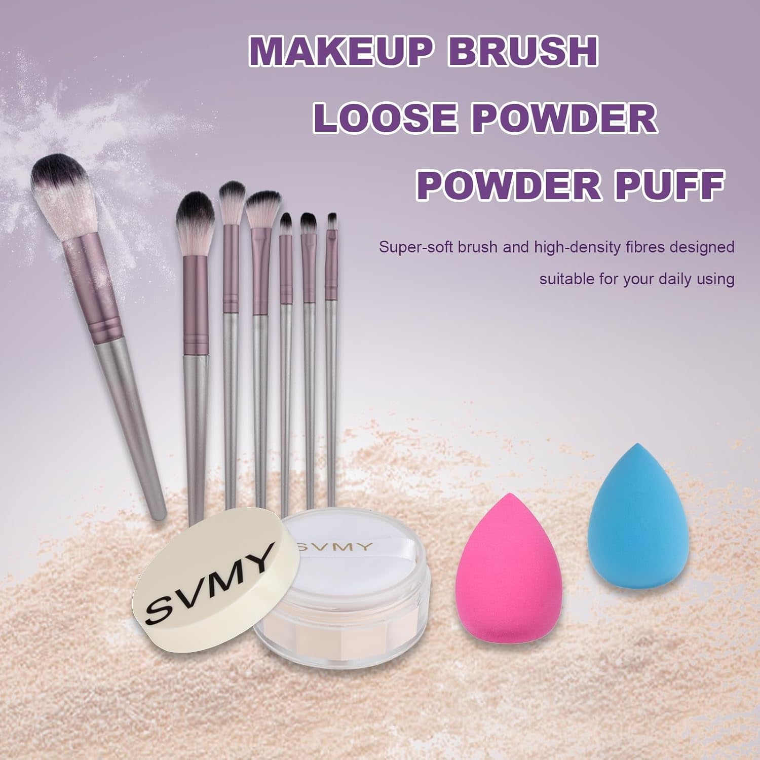 Women Full Kit Make up Kit Makeup Sets Women Includes Eyeshadow Palette Lip Gloss Liquid Lipstick Make up Sponge Brushes Eyebrow Concealer with Makeup Bag
