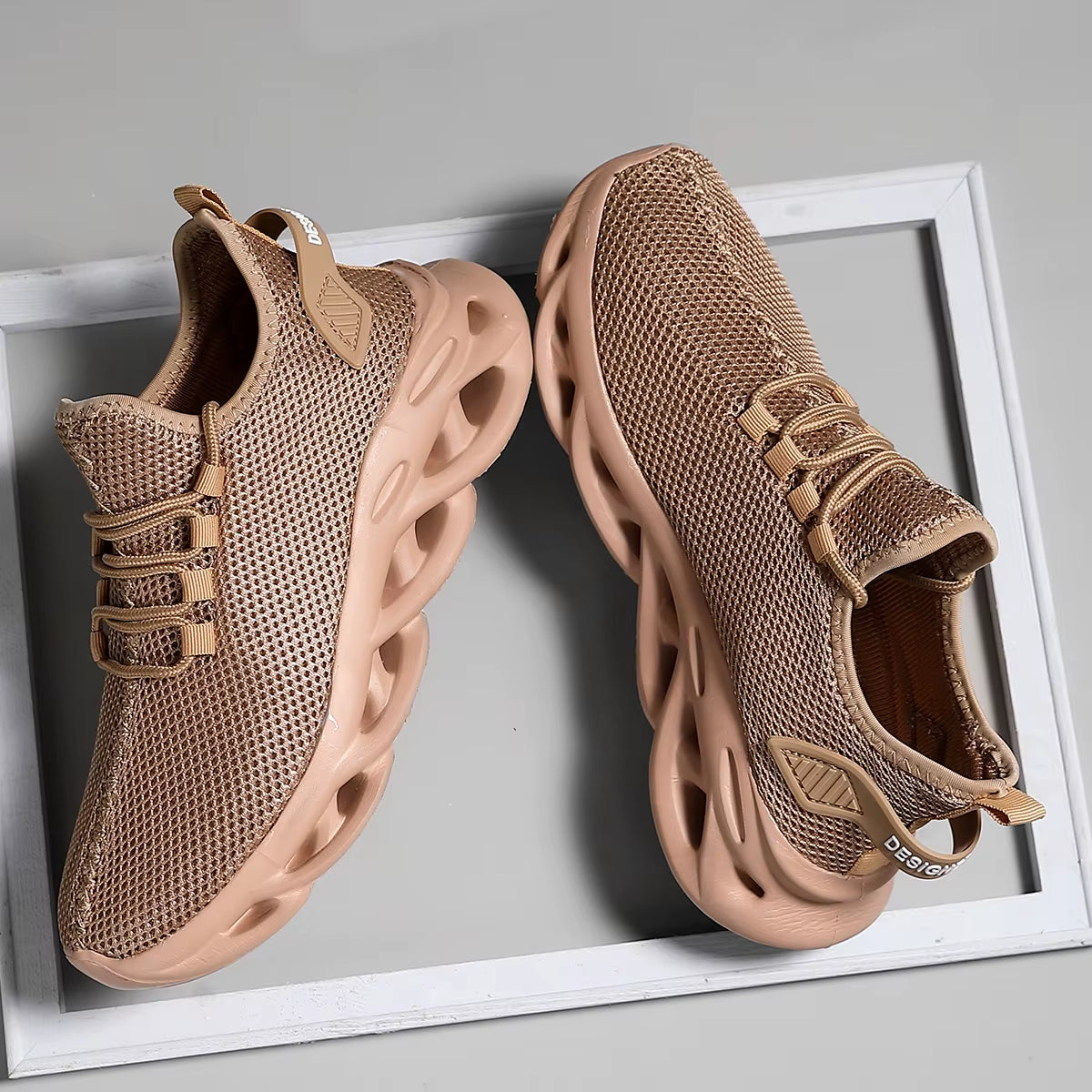 Men Casual Sport Shoes Breathable Lightweight Sneakers Outdoor Mesh Black Running Shoes Athletic Jogging Tenis Walking Shoes