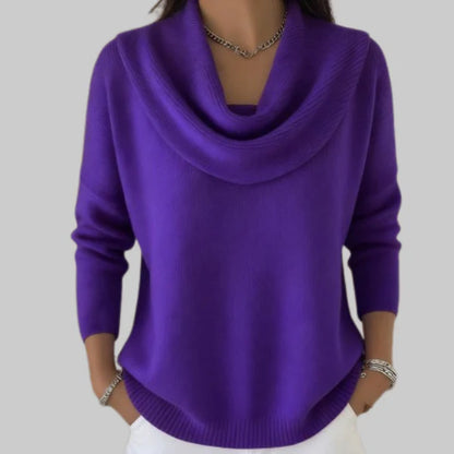 Angeline | Soft Cowl Neck Sweater