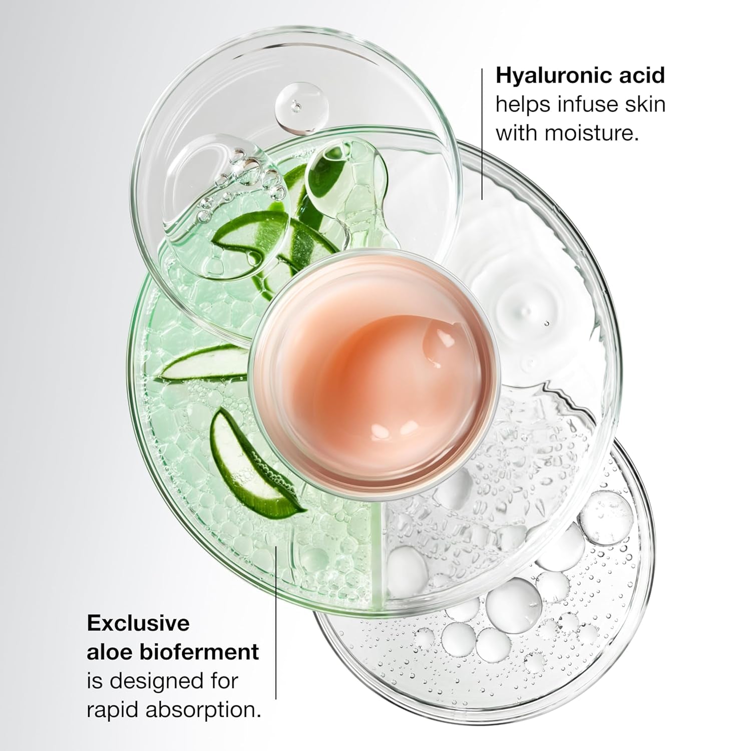 Clinique Moisture Surge 100H Auto-Replenishing Hydrator Oil Free Face Moisturizer | with Hyaluronic Acid, Aloe Bioferment and Vitamins C + E | for All Skin Types | Hydrating + Moisturizing